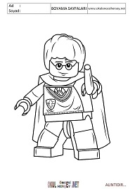 lego-harry-potter boyama sayfaları